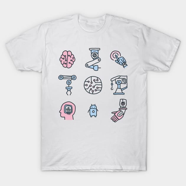 Ai icons T-Shirt by Original_Badman